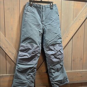 Boys Size 12 Lands End Snow pants slate blue